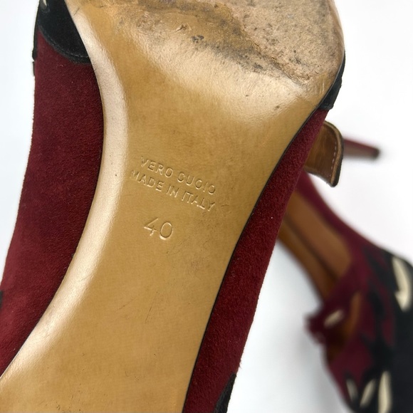 Isabel Marant Kylie Suede Flower Applique Heels *Read* - Picture 12 of 14